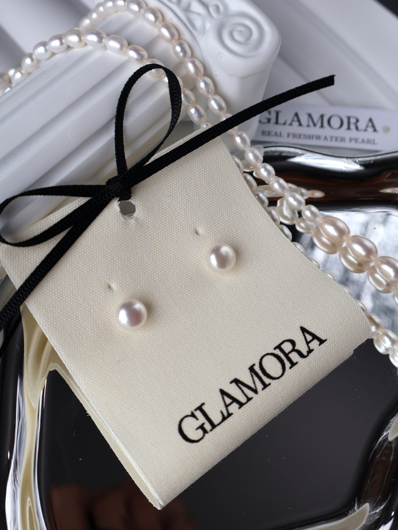 Luna Grace 8-9mm Pearl Earrings image 4