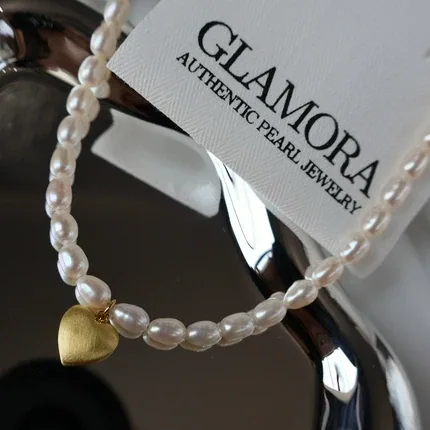 N06 สร้อยคอไข่มุกแท้ รุ่น Chérie Pearl | Freshwater Pearl ตัวเรือนเงินแท้S925 ชุปทอง 18k image 5